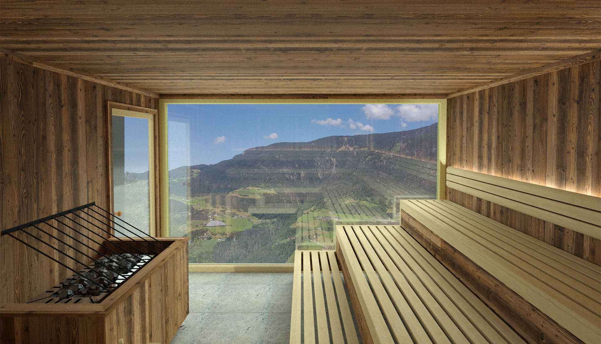 Sauna in fattoria Alto Adige