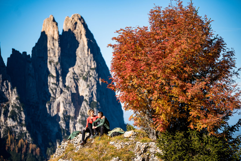 Hiking Seiser Alm Dolomites